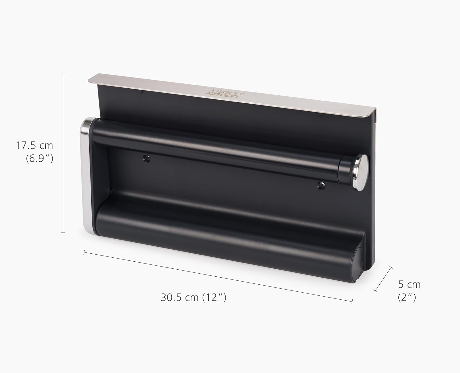 Detalle 2 de Joseph Joseph RollGrip onderkast-keukenrolhouder met veerarm, voor rollen tot 140 mm