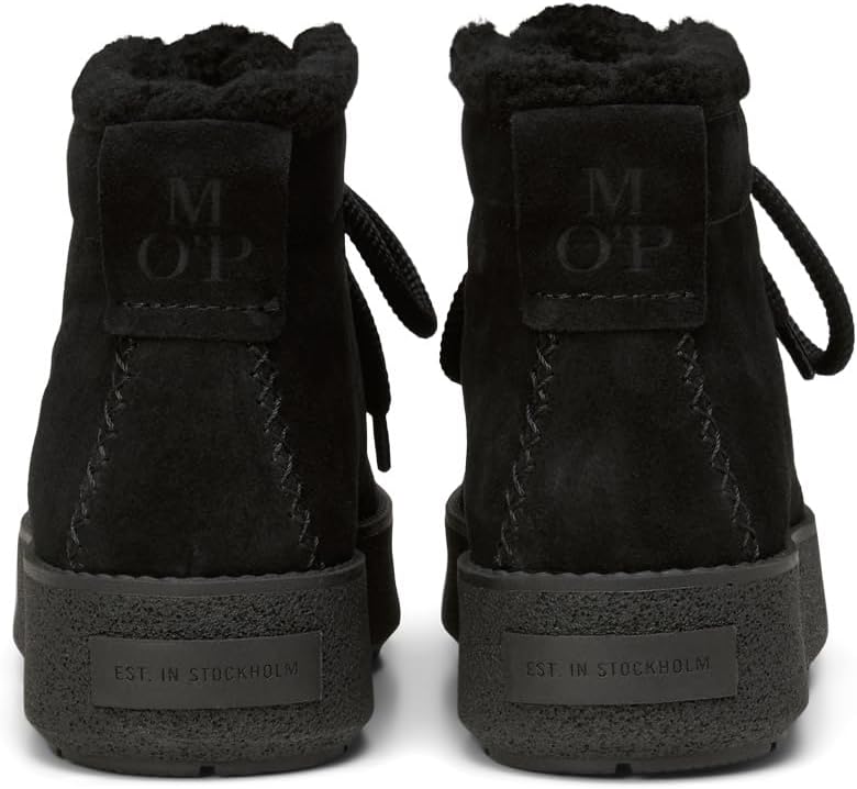 Detalle de Marc O’Polo Damen Pia Ankle Boot – bequemer Knöchelstiefel für Alltag und schickere Tage