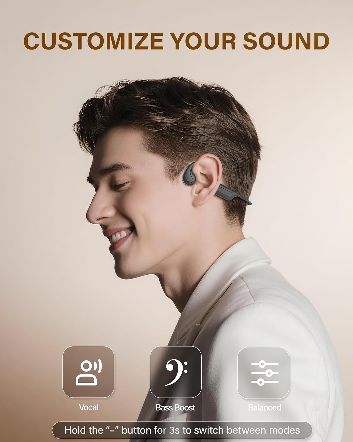 Detalle 2 de Gavhaio Bone Conduction Headphones 25g