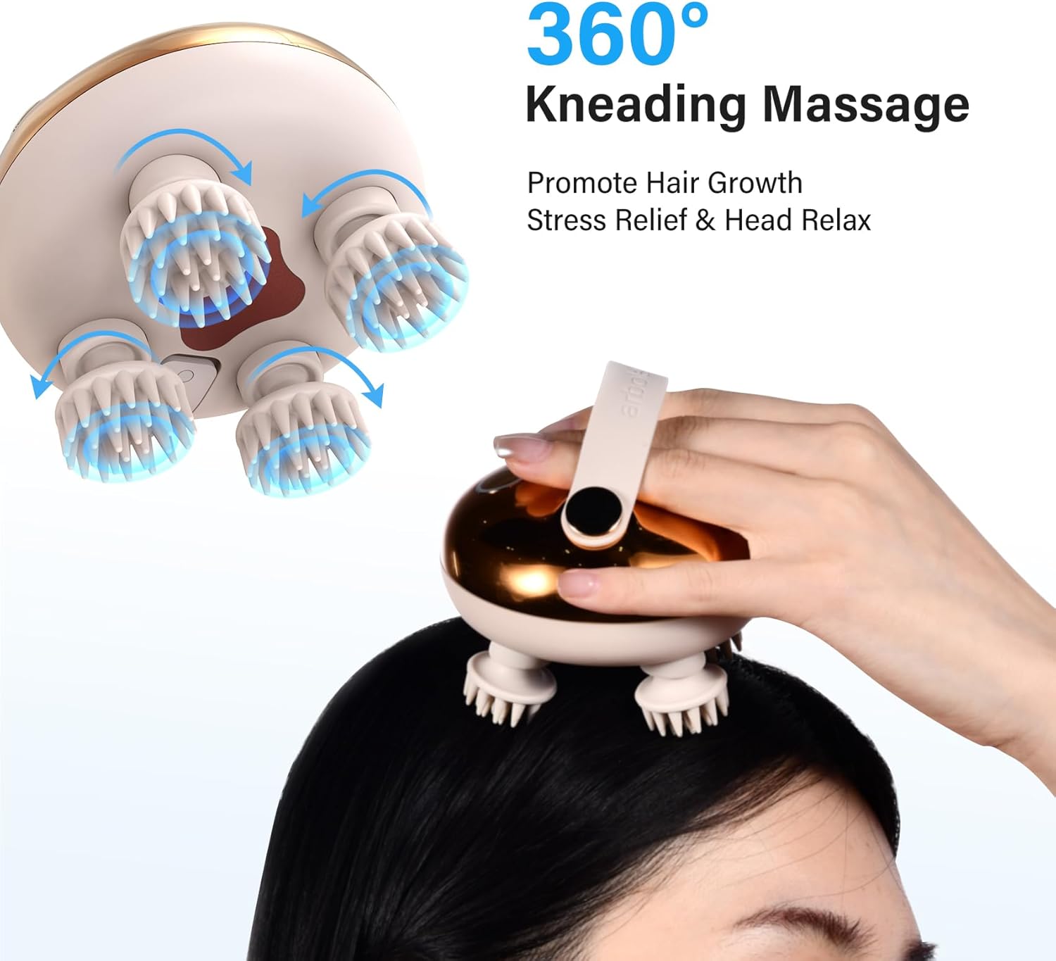 Thumbnail 6 de arboleaf Kopfmassagegerät 8 Köpfe 💆