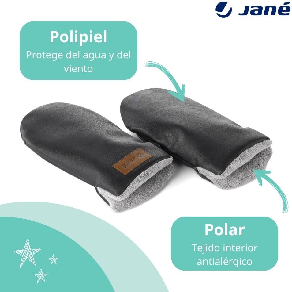 Detalle 2 de Jané Moufles Poussette Hiver – Imperméables, Coupe-vent et Doublure Polaire