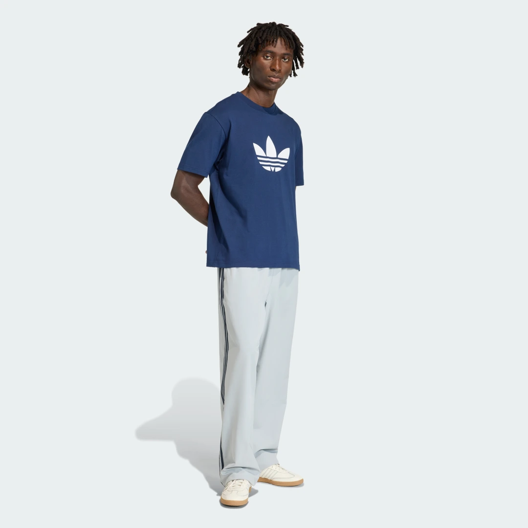 Detalle de adidas CAMISETA ADICOLOR TREFOIL azul