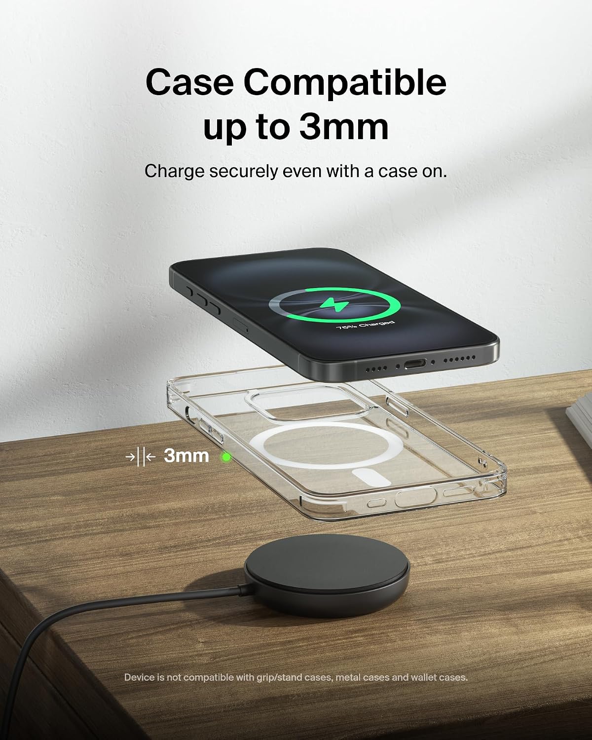 Thumbnail 6 de Belkin Qi2 magnetic charging pad, 15W