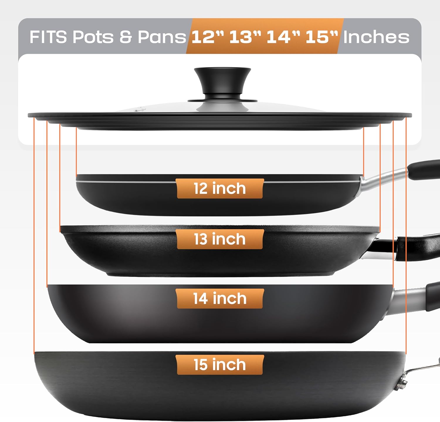 Thumbnail 2 de LSR Loreso Universal Pan Lid 12-15 Inch