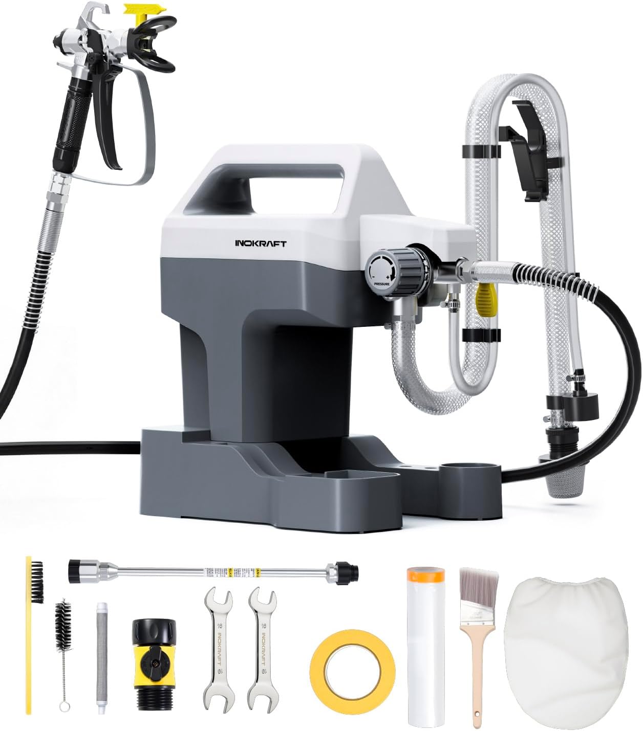 Detalle de InoKraft NEO Airless Paint Sprayer Kit, 3000 PSI, 0.26 GPM