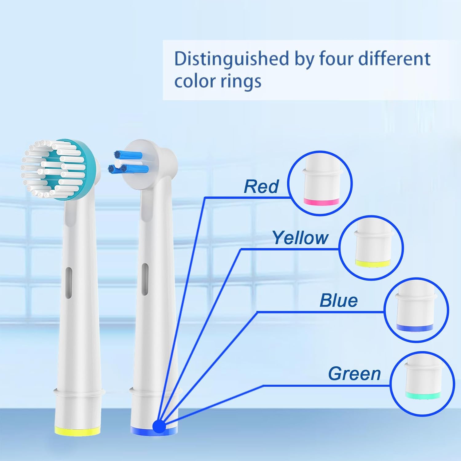 Thumbnail 4 de 8 Count Interspace & 8 Count Ortho Care Brush Heads for Oral-B Electric Toothbrushes (Round head compatible)