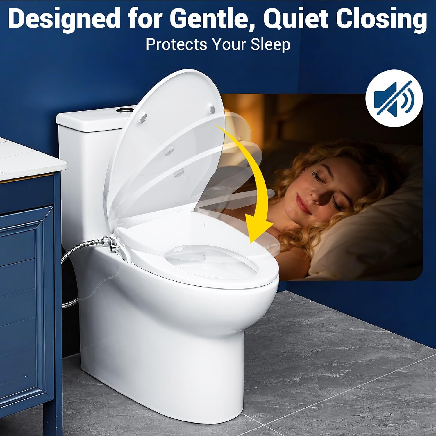 Thumbnail 4 de WildVenture bdH-IbG46eHTuYbDo-gVlUPvbOV-t Elongated Bidet Toilet Seat, Non-Electric