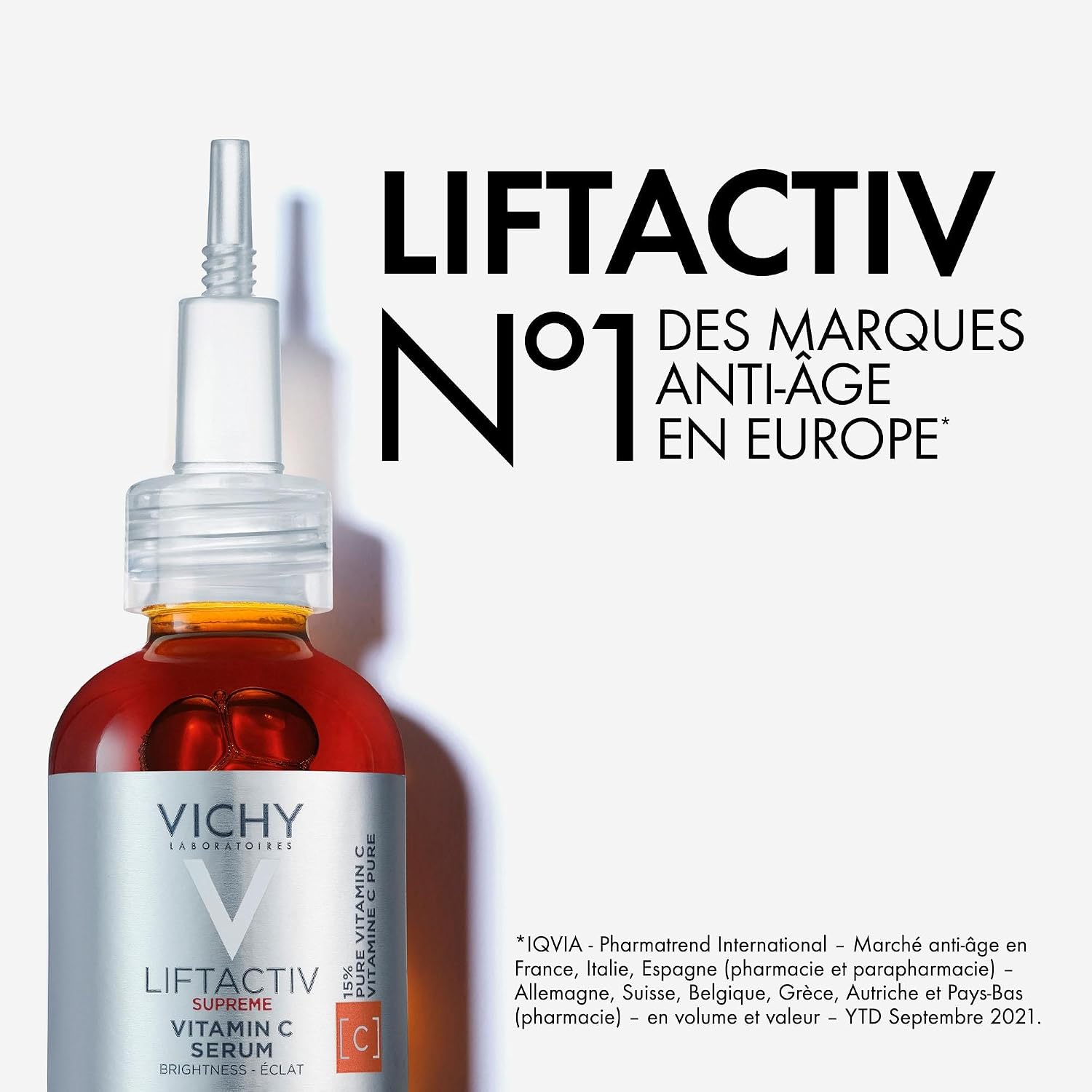 Detalle de Vichy Liftactiv Sérum Visage Vitamine C Anti-Rides – 20 ml