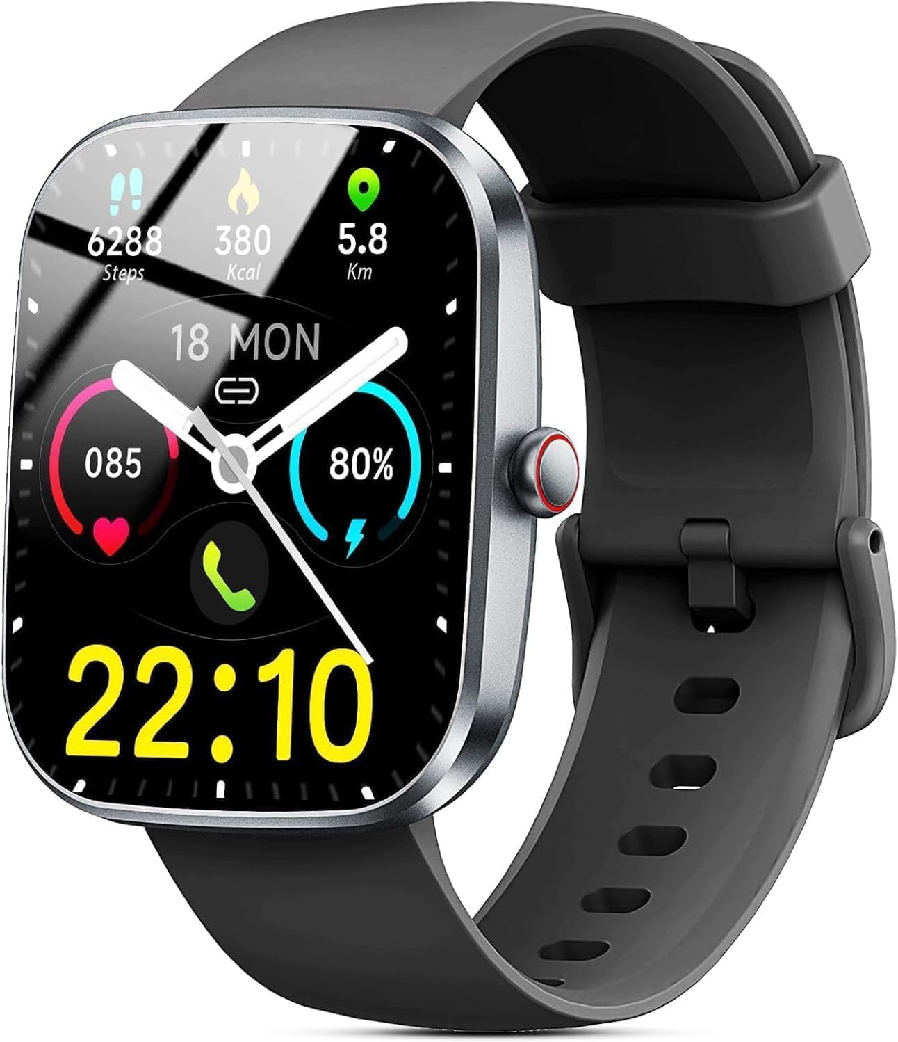 Detalle de Smart Watch for Women & Men (Answer/Make Call): 120+ Sport Modes, 1.96" HD Display, IP68 Waterproof