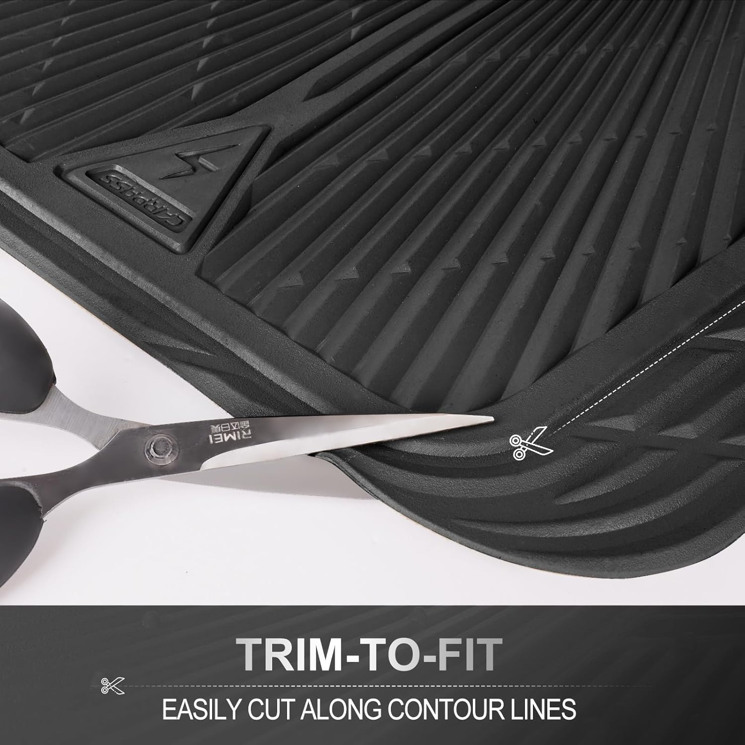 Thumbnail 4 de CAR PASS Rubber Floor Mats 3-Piece