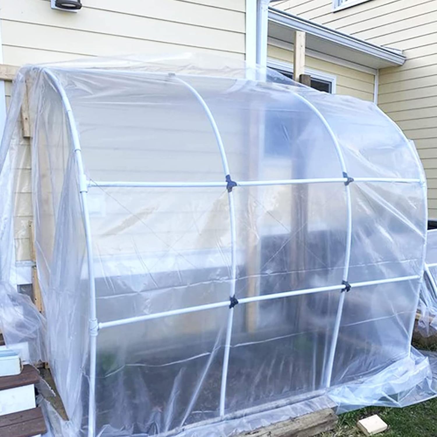 Thumbnail 5 de CYH 2m x 6m Thick Clear Heavy Duty Polythene Sheeting (250mu/1000g)