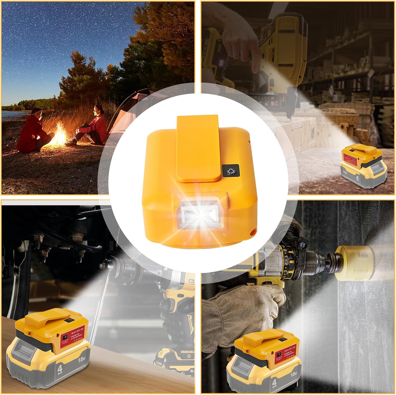 Thumbnail 6 de QUPERR USB Battery Adapter for Dewalt 18V