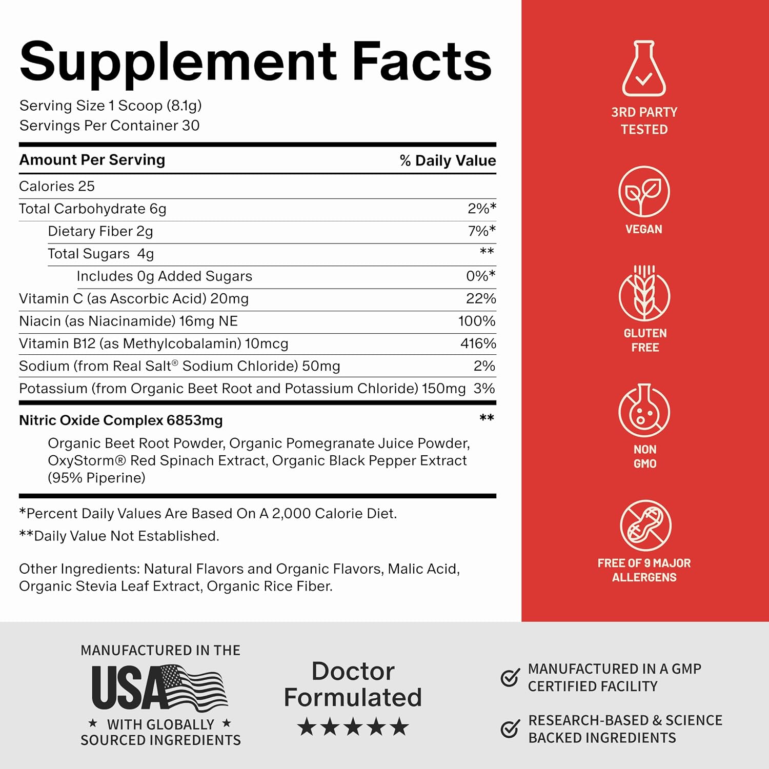Thumbnail 6 de Snap Supplements Organic Beet Root Powder, Mixed Berry, Caffeine-Free Nitric Oxide Blend