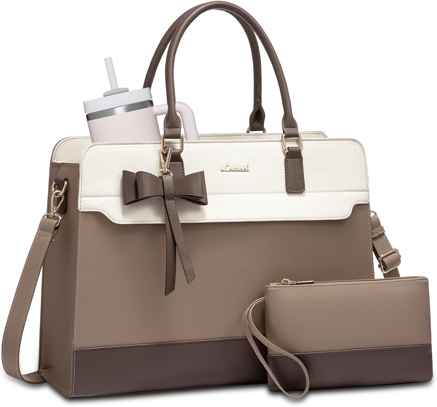 Detalle de LOVEVOOK 15.6 Inch Laptop Handbag for Women