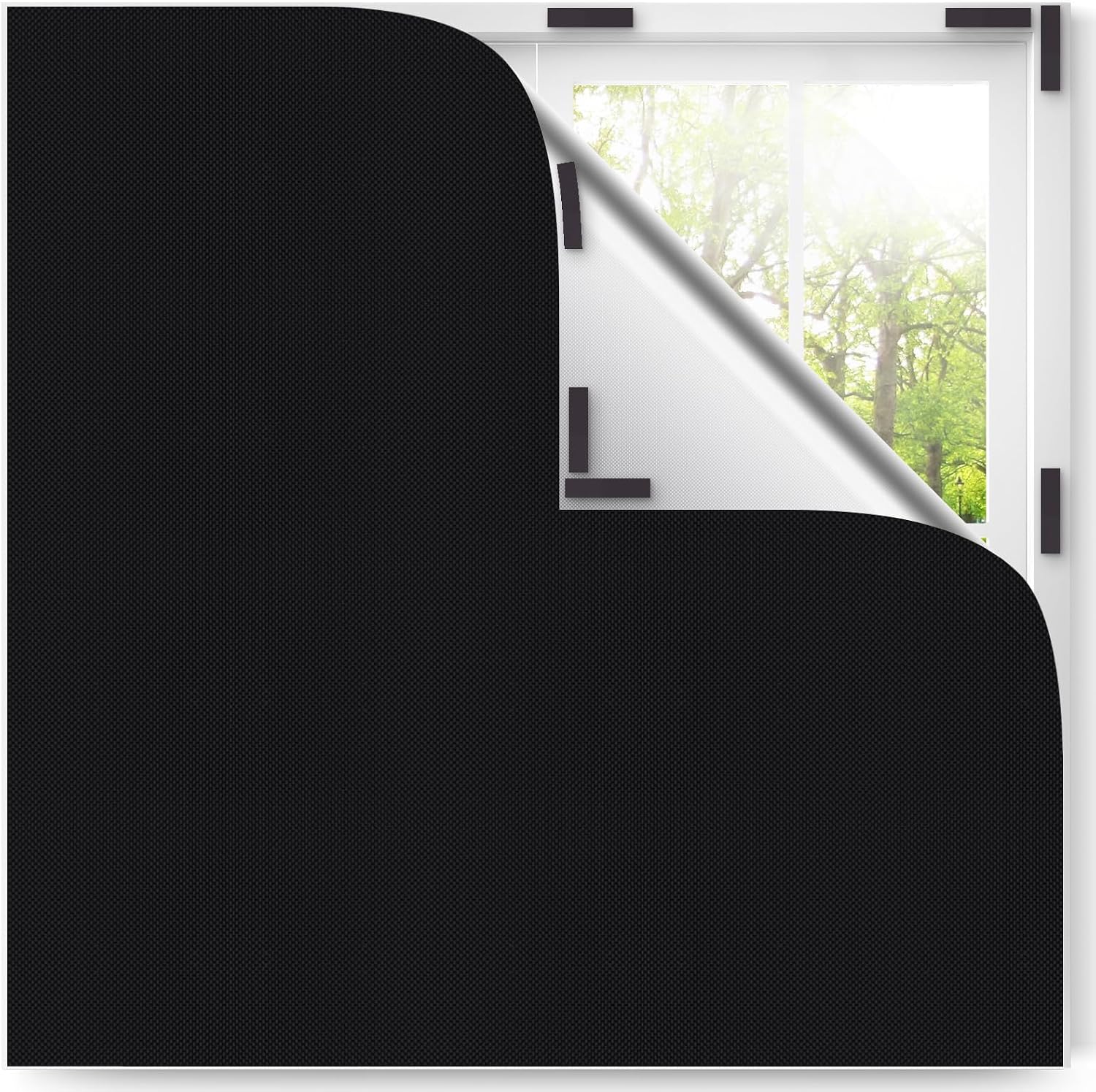Detalle de Inwee HK25A4324-B verduisteringsrolgordijn 200 x 145 cm, zonder boren