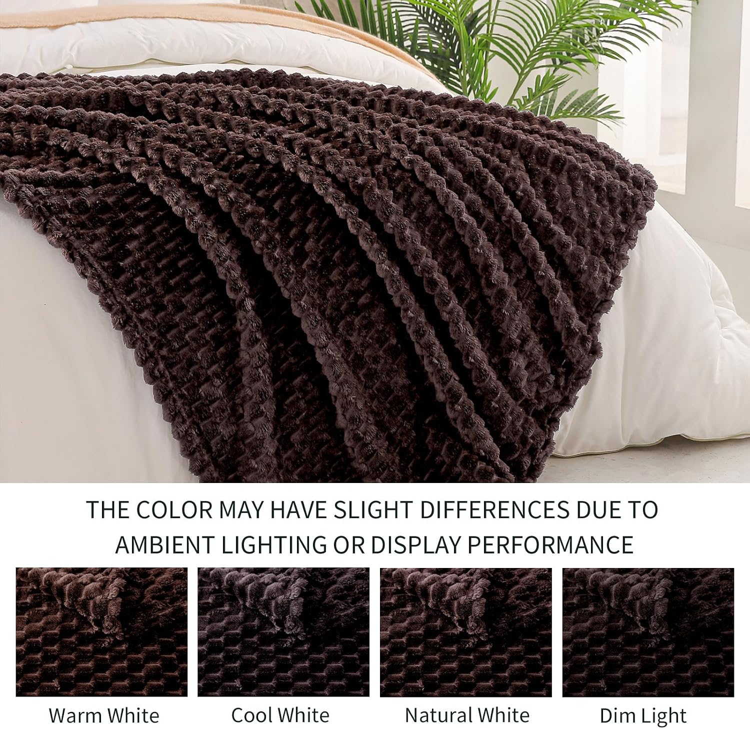 Detalle 2 de King fleece blanket 230x265 cm, extra large