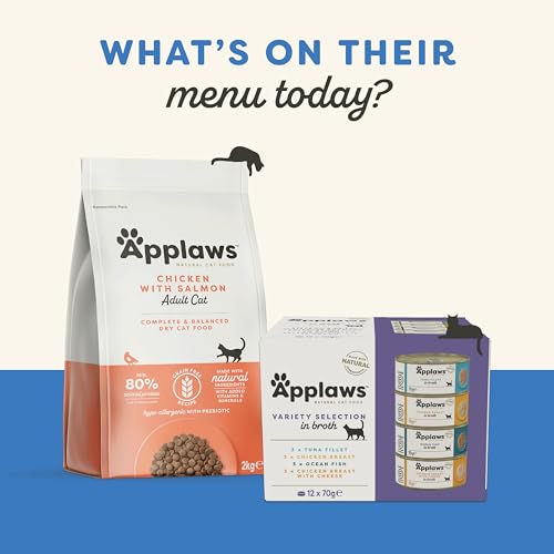 Thumbnail 6 de Applaws 100% Natural Wet Cat Food – Fish Selection in Broth, 70g Tin (24 Pack)