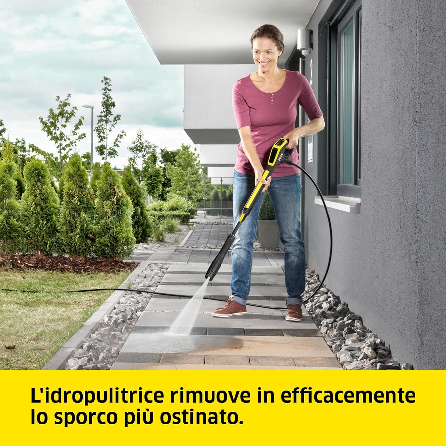 Detalle de Kärcher Idropulitrice K 5 Power Control: potenza controllata per pulizie domestiche efficaci