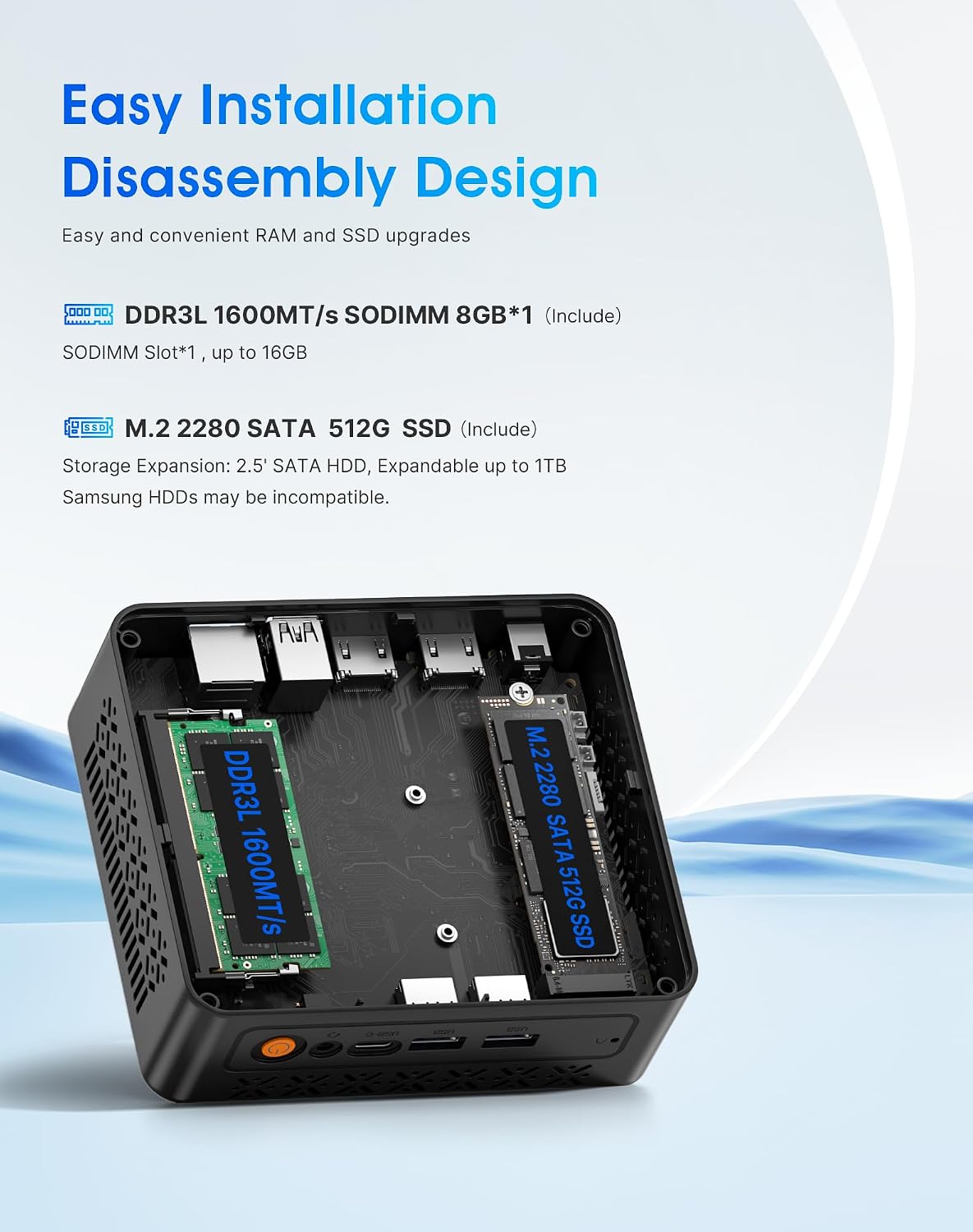Detalle 2 de Origimagic Mini PC 8GB RAM