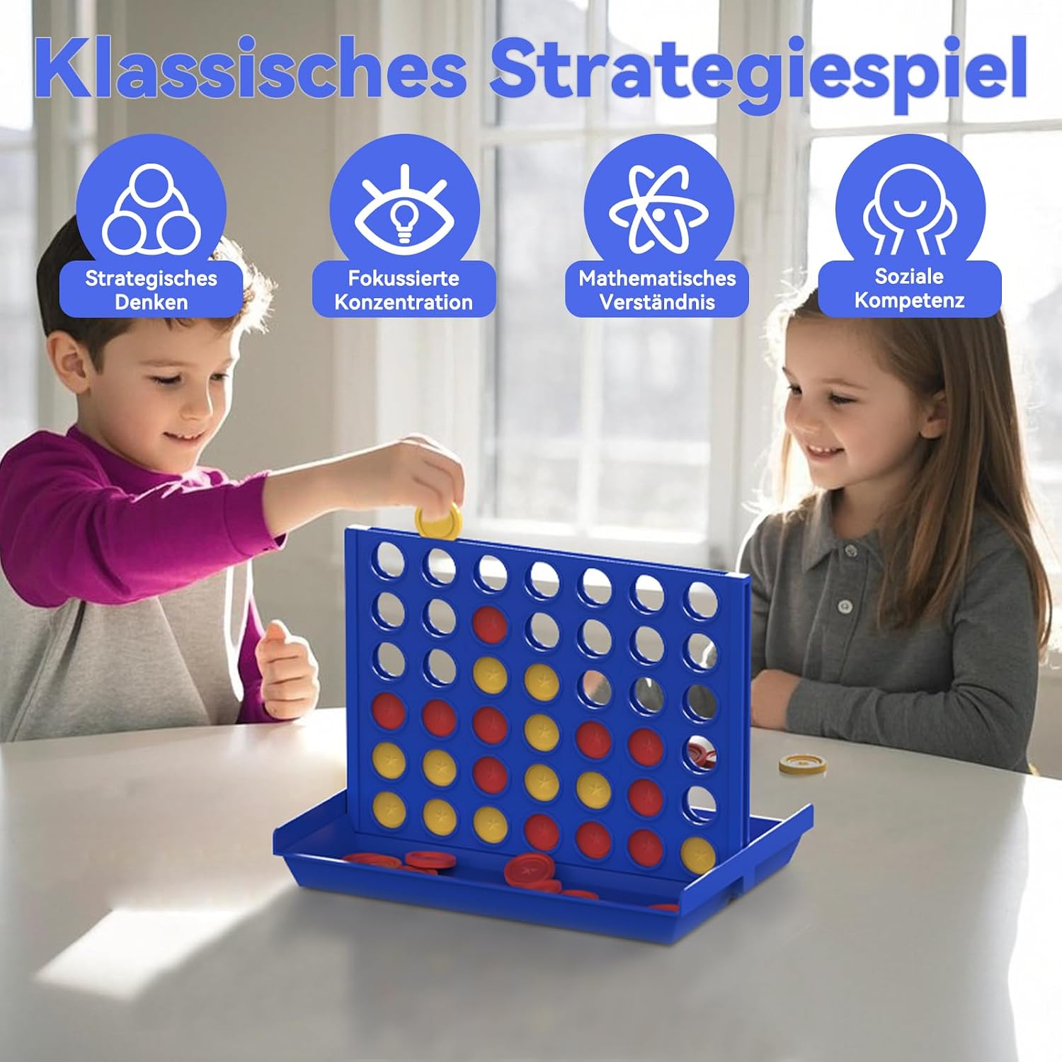 Thumbnail 6 de Pup Go 4 in einer Reihe Groß Format Spiel 🧩