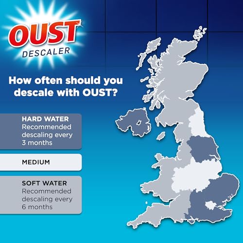 Thumbnail 4 de Oust Powerful All-Purpose Descaler (18 Sachets) for Kettles, Irons, Coffee Machines & Shower Heads