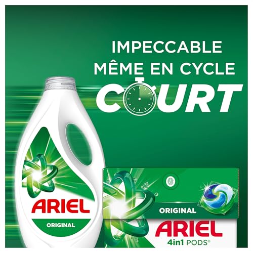 Detalle 2 de ARIEL PODS 4en1 Alpine – Lessive en Capsule, 88 Lavages (2×44) – Efficace à froid