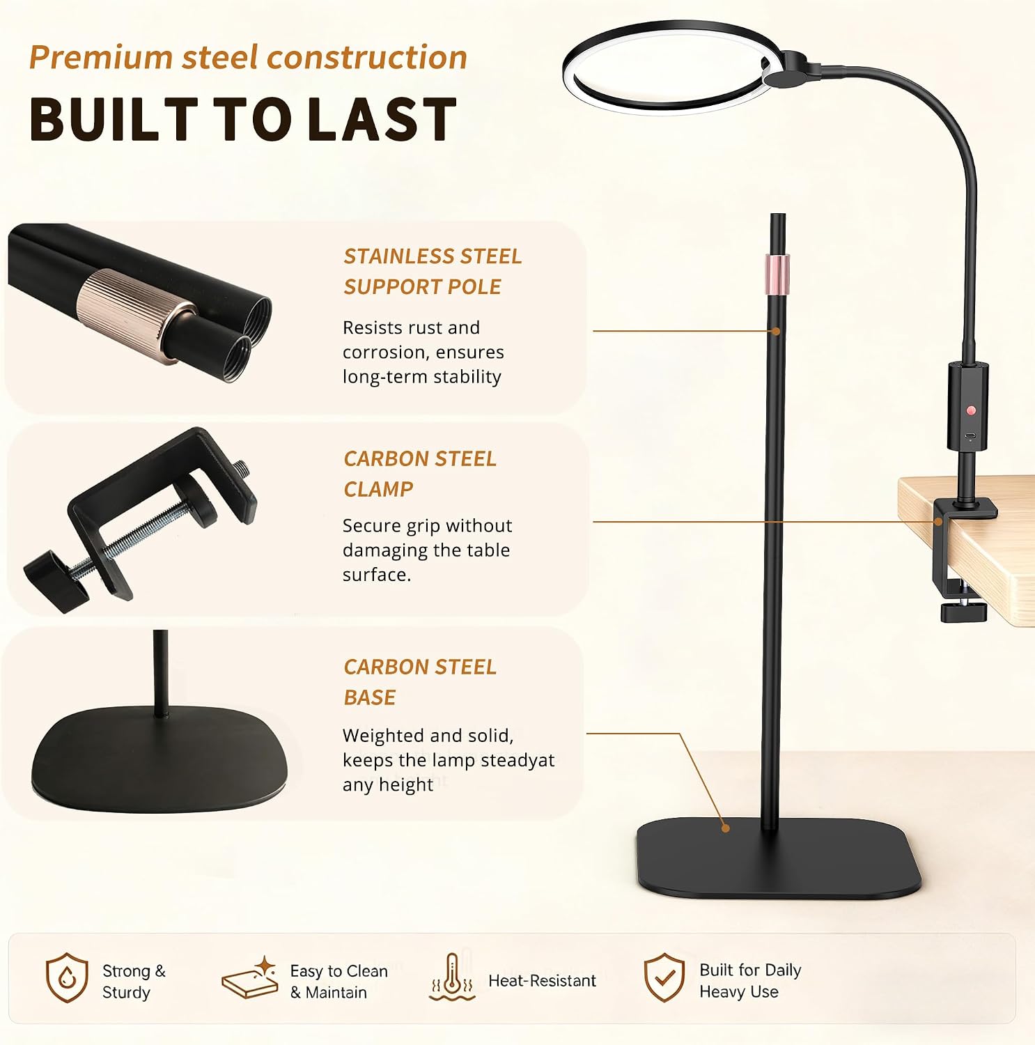 Detalle 2 de Magnifying Lamp 7.1-Inch Lens