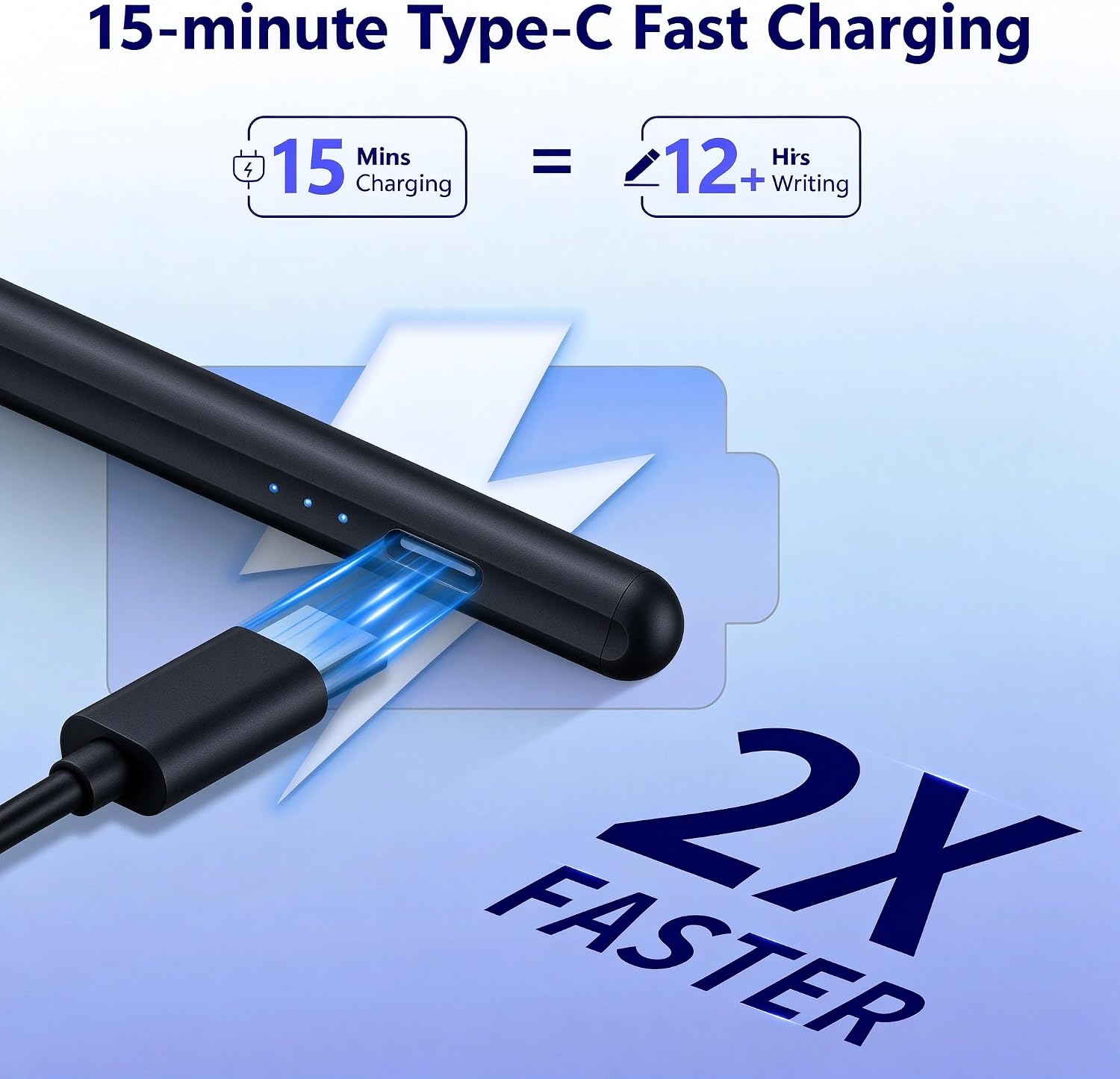 Thumbnail 6 de CC Store Stylus Pen for iPad — 15‑Min Fast Charge ✏