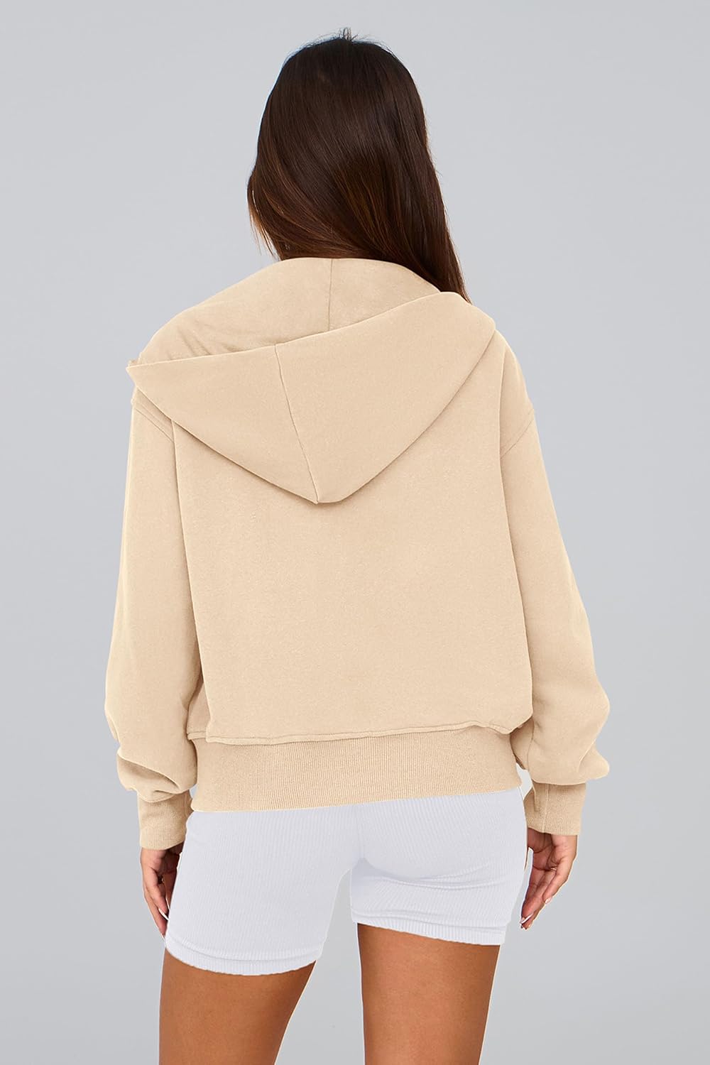 Detalle 2 de PRETTYGARDEN Women's Fleece-Lined Zip-Up Hoodie with Pockets