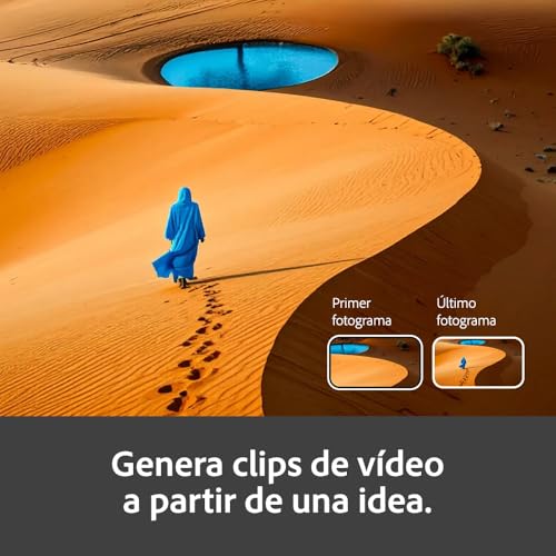 Detalle de Adobe Photoshop + Adobe Firefly Pro: suscripción de 12 meses para edición fotográfica e IA creativa