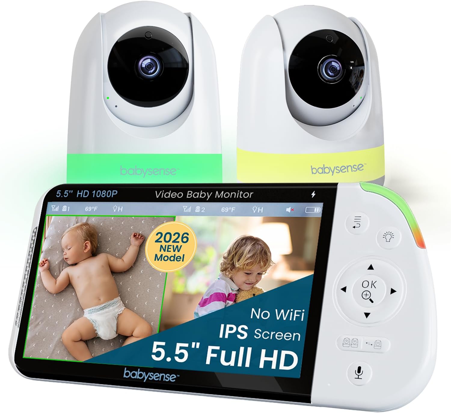 Detalle de Babysense Full HD Baby Monitor 5000mAh