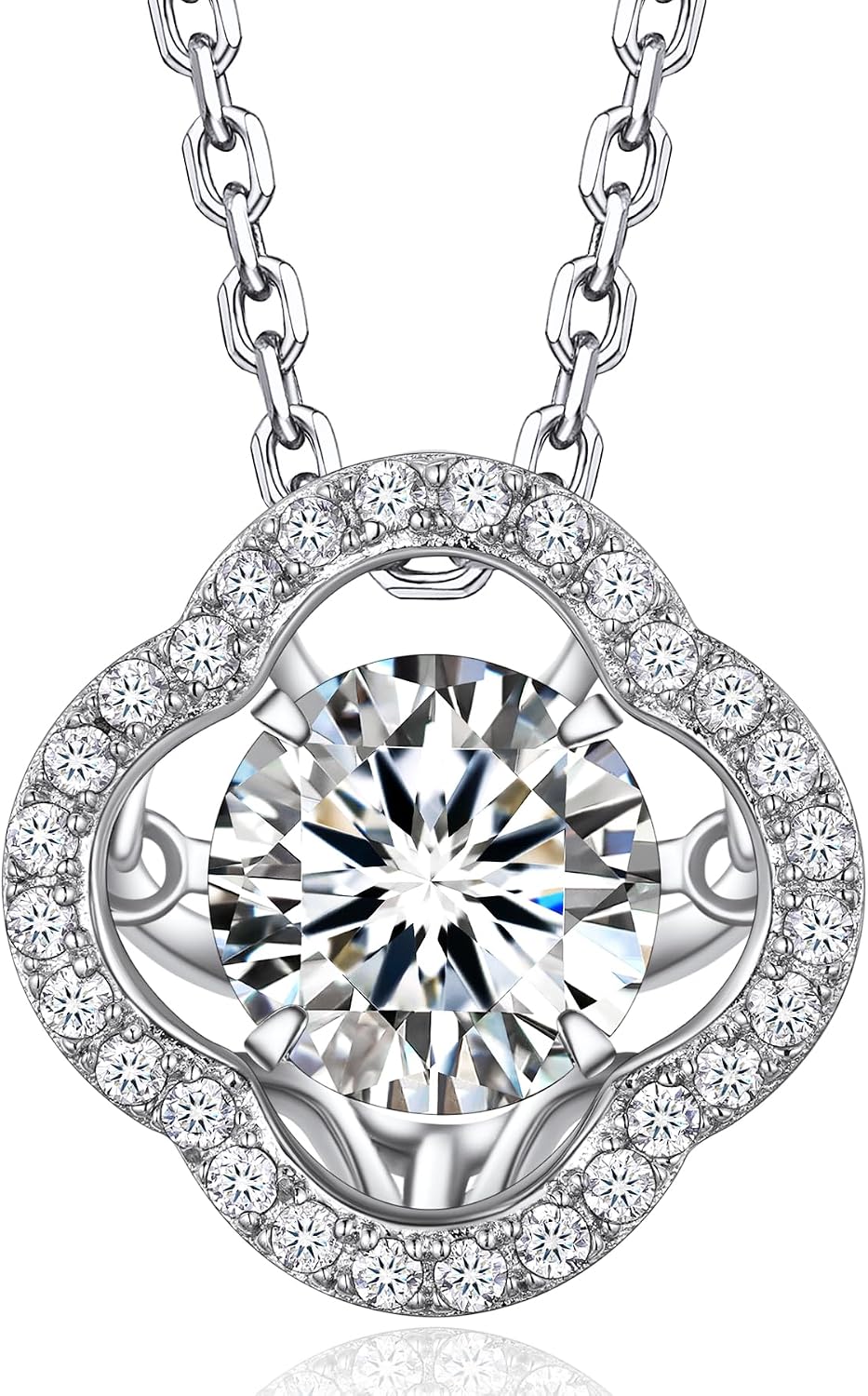 Detalle de MomentWish Collier Moissanite 1 carat đ