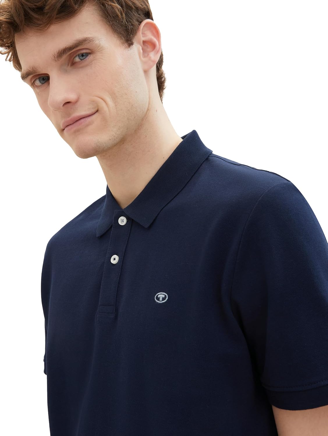 Thumbnail 5 de Tom Tailor Herren Piqué Poloshirt aus Baumwolle – Regular Fit, Kurzarm