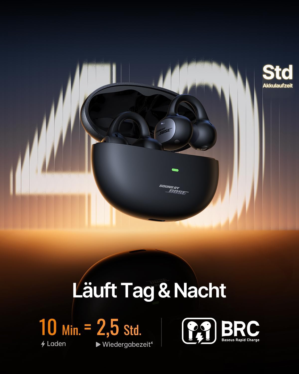 Thumbnail 4 de Baseus Inspire XC1 Open‑ear Kopfhörer 40 Std.