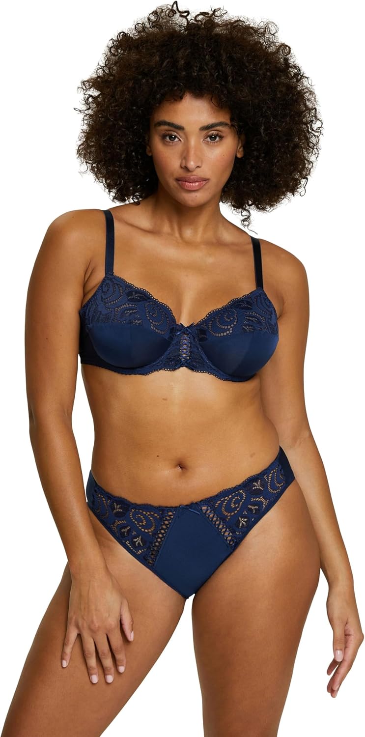 Thumbnail 2 de Sans Complexe Amélie – Slip taille normale femme en dentelle textronic et microfibre