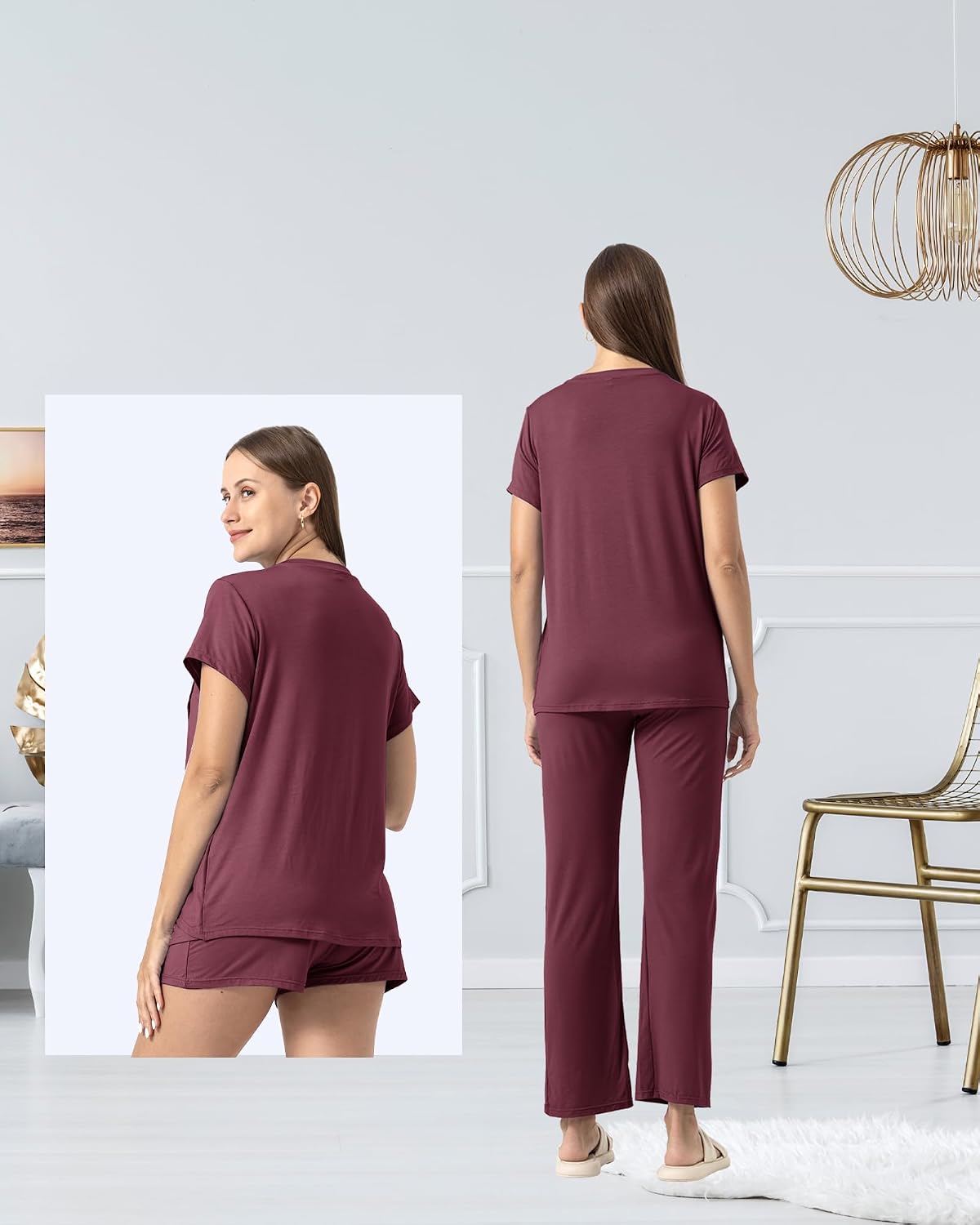 Thumbnail 5 de SUNNYBUY Stillpyjama-Set 3-teilig nach Geburt