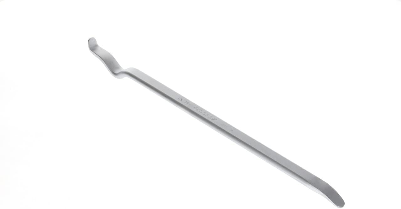 Detalle 2 de GEDORE Offset Tyre Lever 610 mm – Heavy Duty, Chrome-Plated Steel for Cars, Motorbikes and Trucks