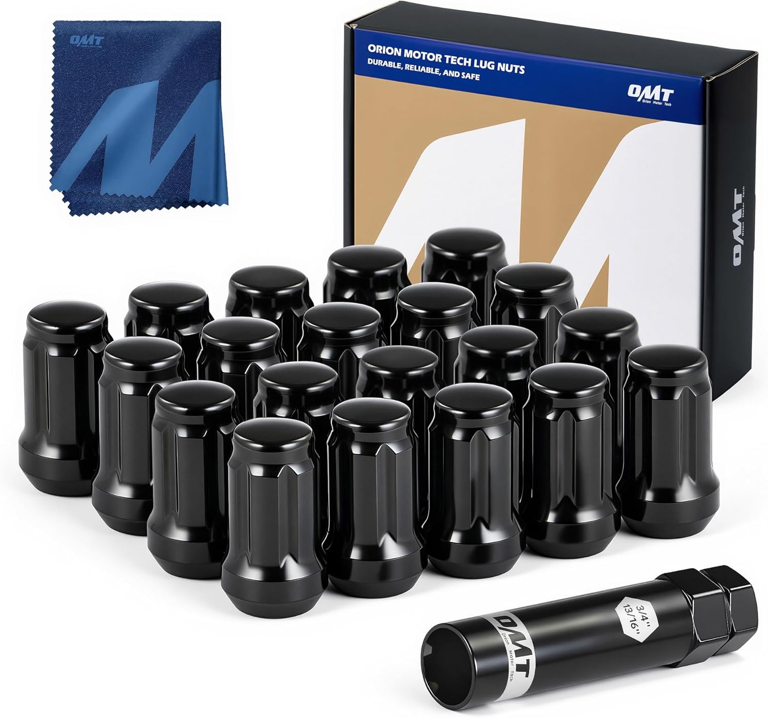 Detalle de Orion Motor Tech M12x1.5 Lug Nuts 20pc