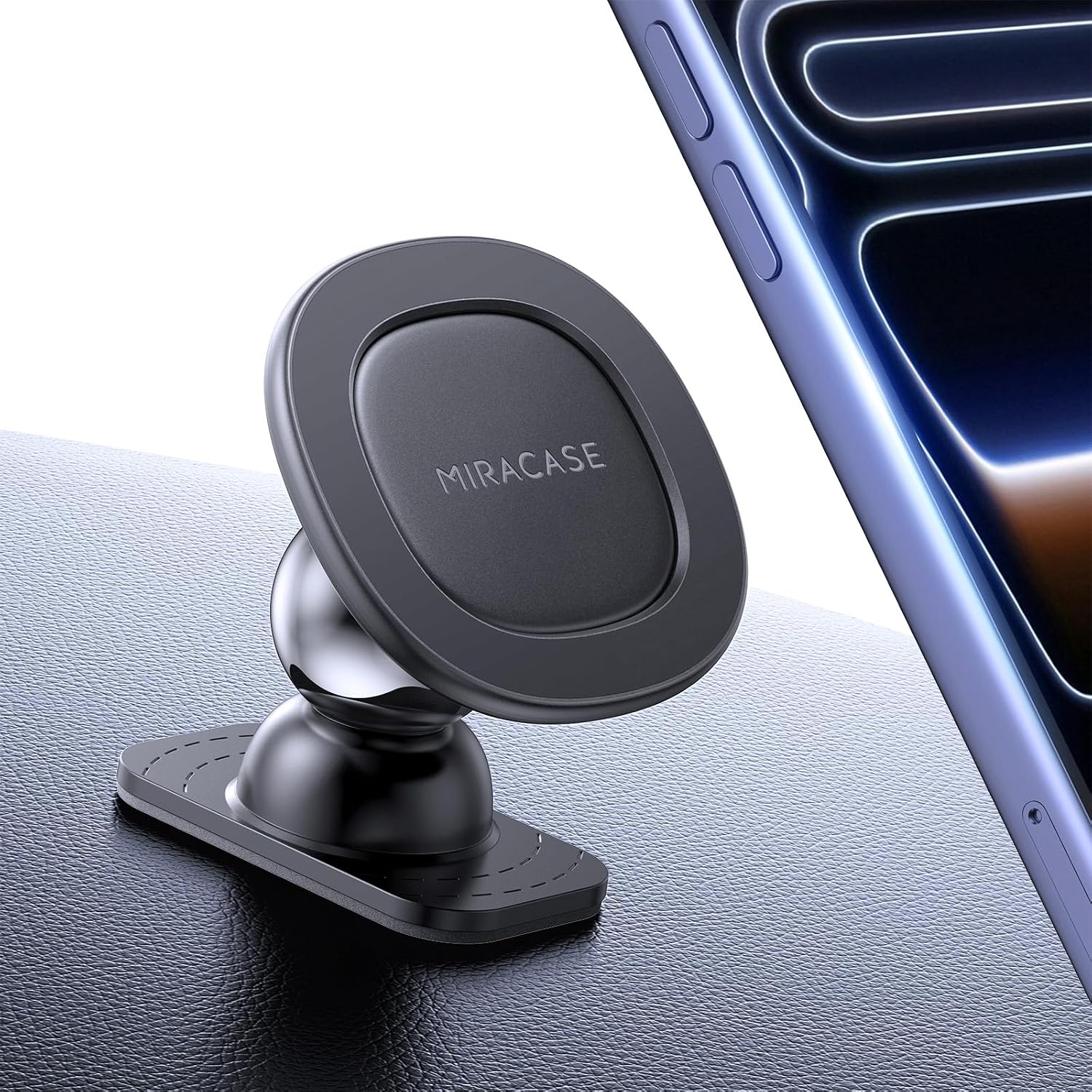 Thumbnail 6 de Miracase Car Phone Holder with Metal Hook Vent Clip – Universal 4.0–7.2 inch Compatibility