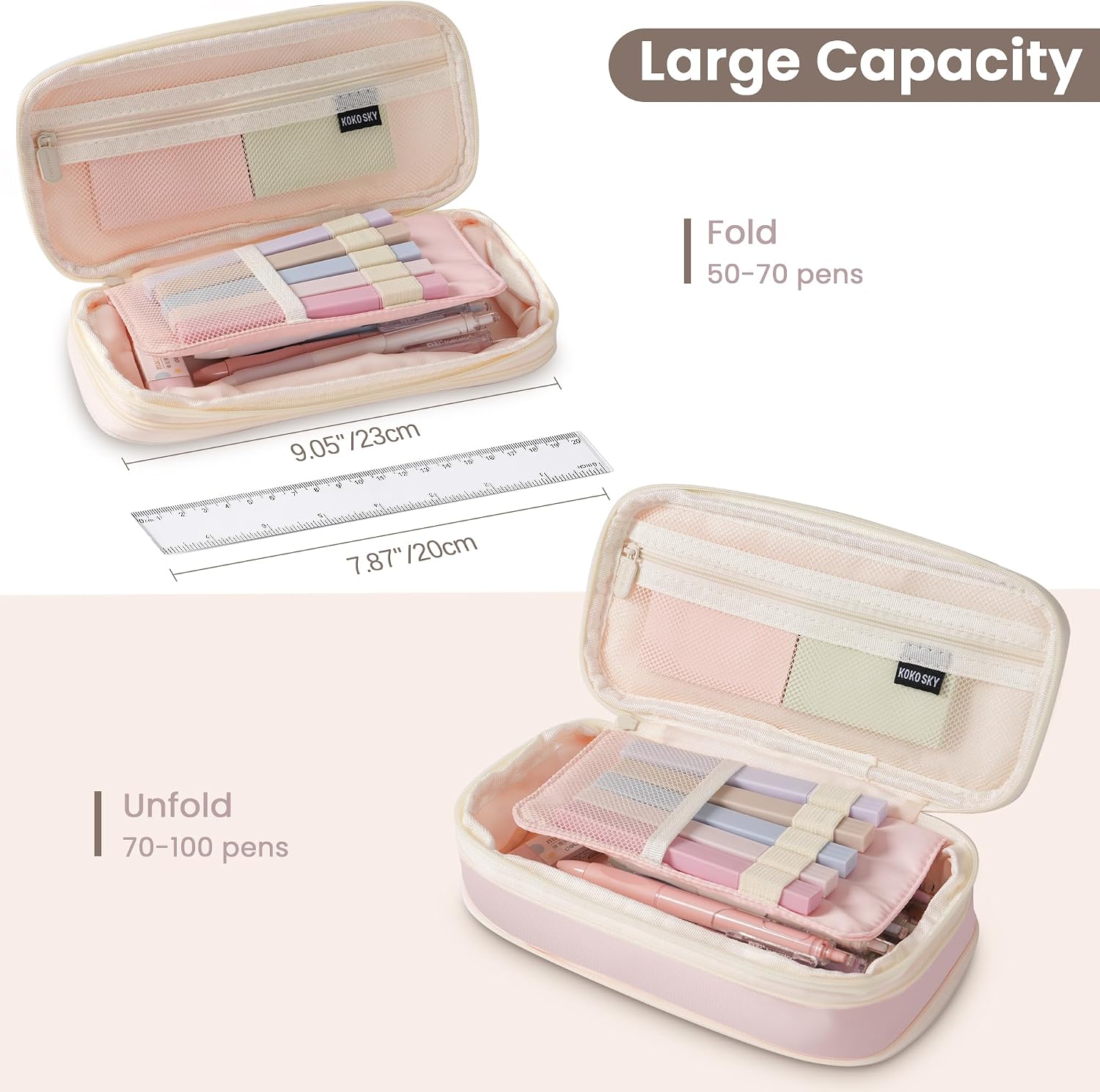 Detalle 1 de CKZLY Pencil Case, 4 Compartments