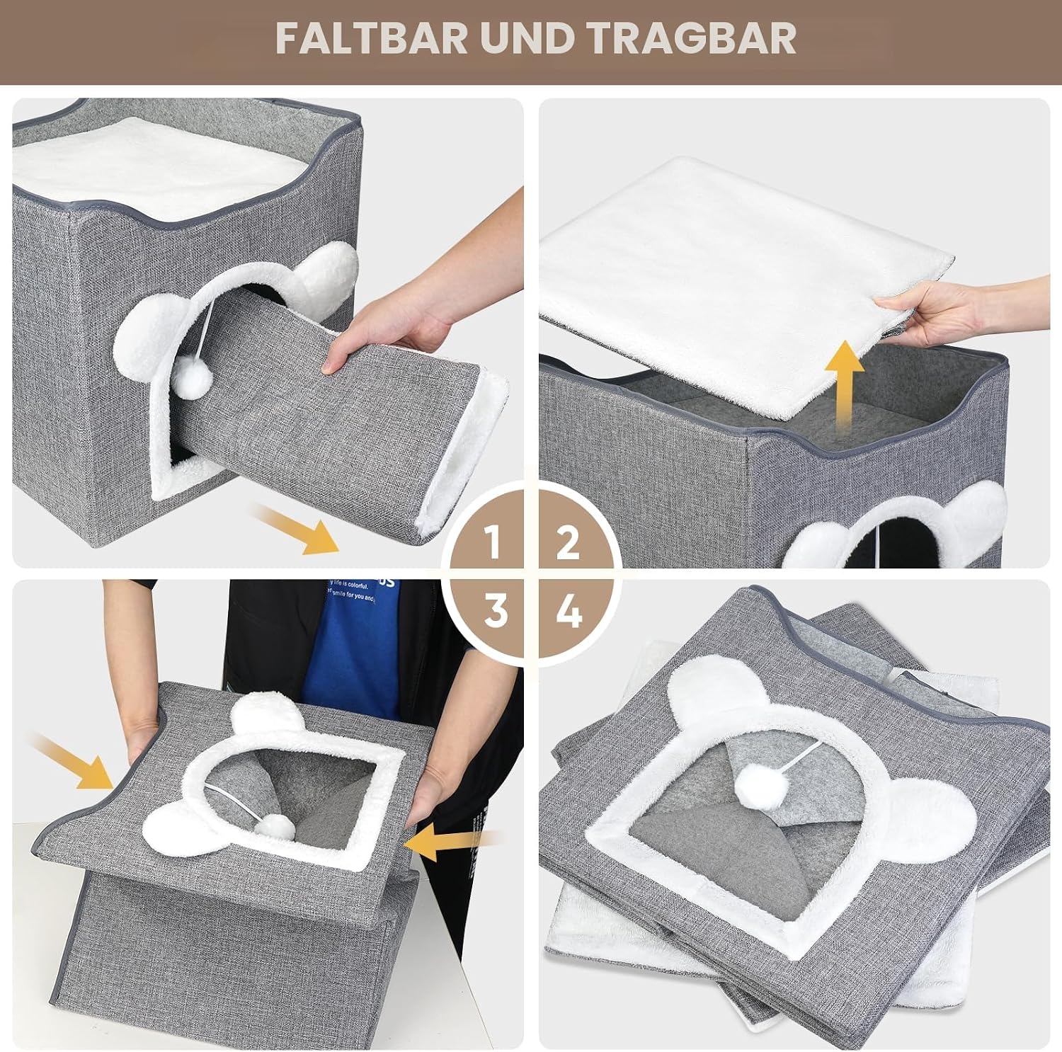 Thumbnail 5 de Furjoy Katzenbett faltbar 15.8in