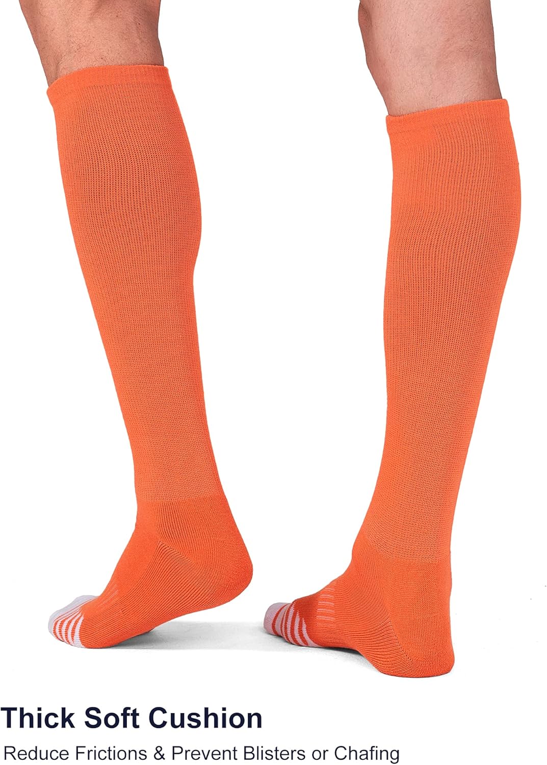 Thumbnail 4 de FITRELL 2/3 Pack Over-the-Calf Baseball Soccer Softball Socks for Kids, Youth, Men & Women