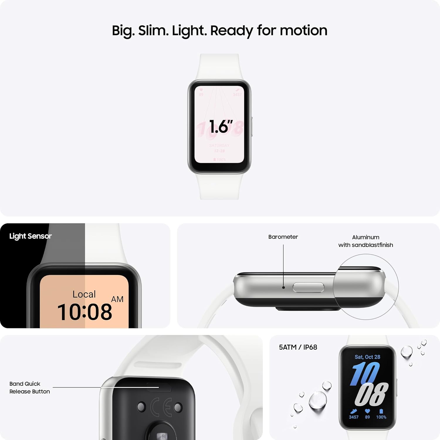 Thumbnail 2 de Samsung Galaxy Fit3: Smartwatch & Fitness Tracker with 1.6" AMOLED Display