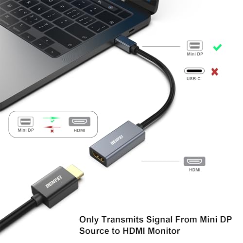 Thumbnail 1 de BENFEI Adaptador Mini DisplayPort a HDMI