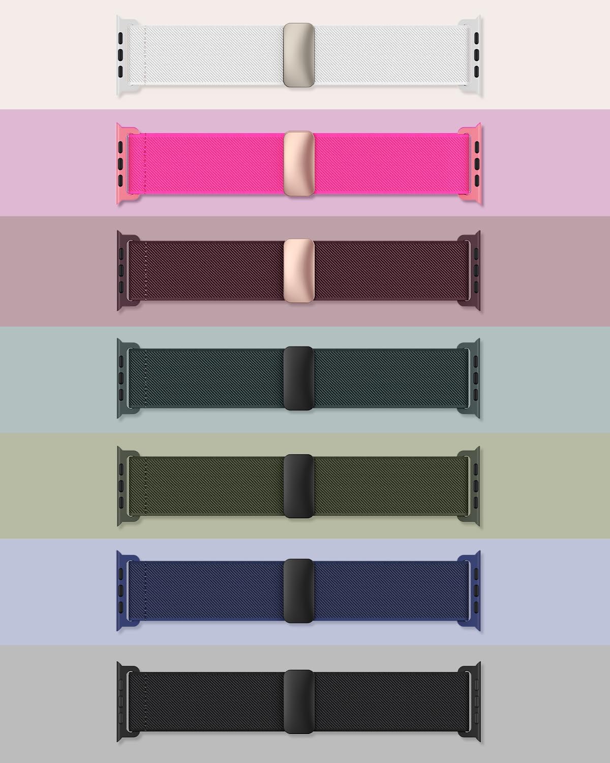 Thumbnail 5 de Jiamus Elastisches Armband 40–46 mm