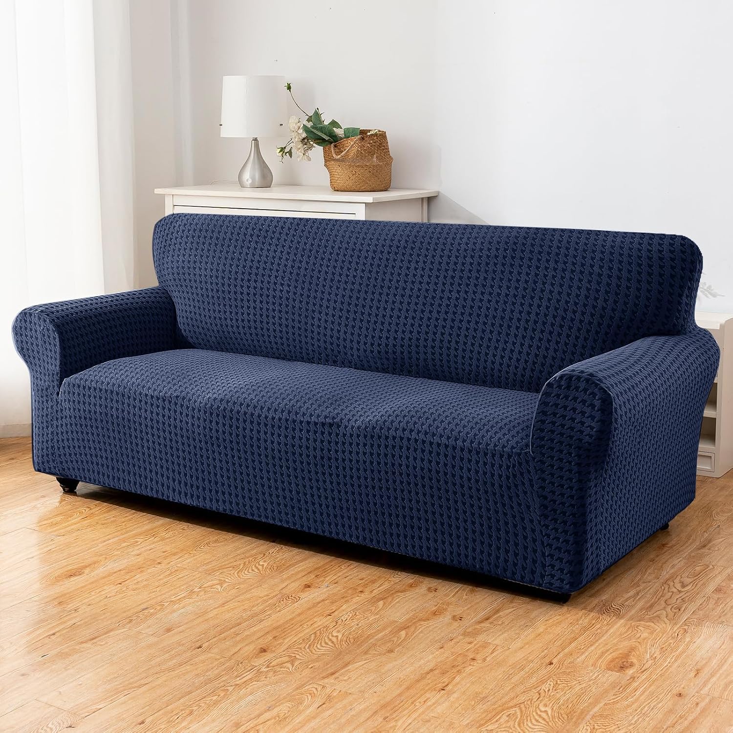 Thumbnail 1 de YSTELLAA Elasticas Funda Sofa 3 Plazas Azul Oscuro