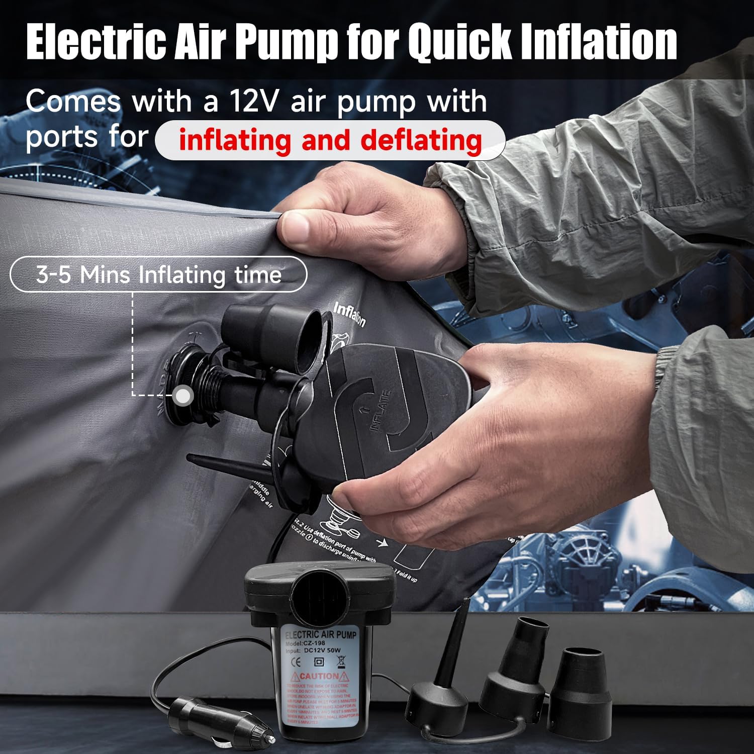 Detalle 1 de DikaSun Back Seat Air Mattress 600 lb