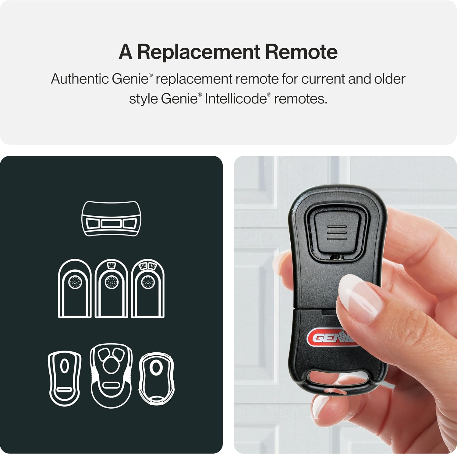 Thumbnail 3 de Genie G1T-BX Single Button Garage Door Opener Remote