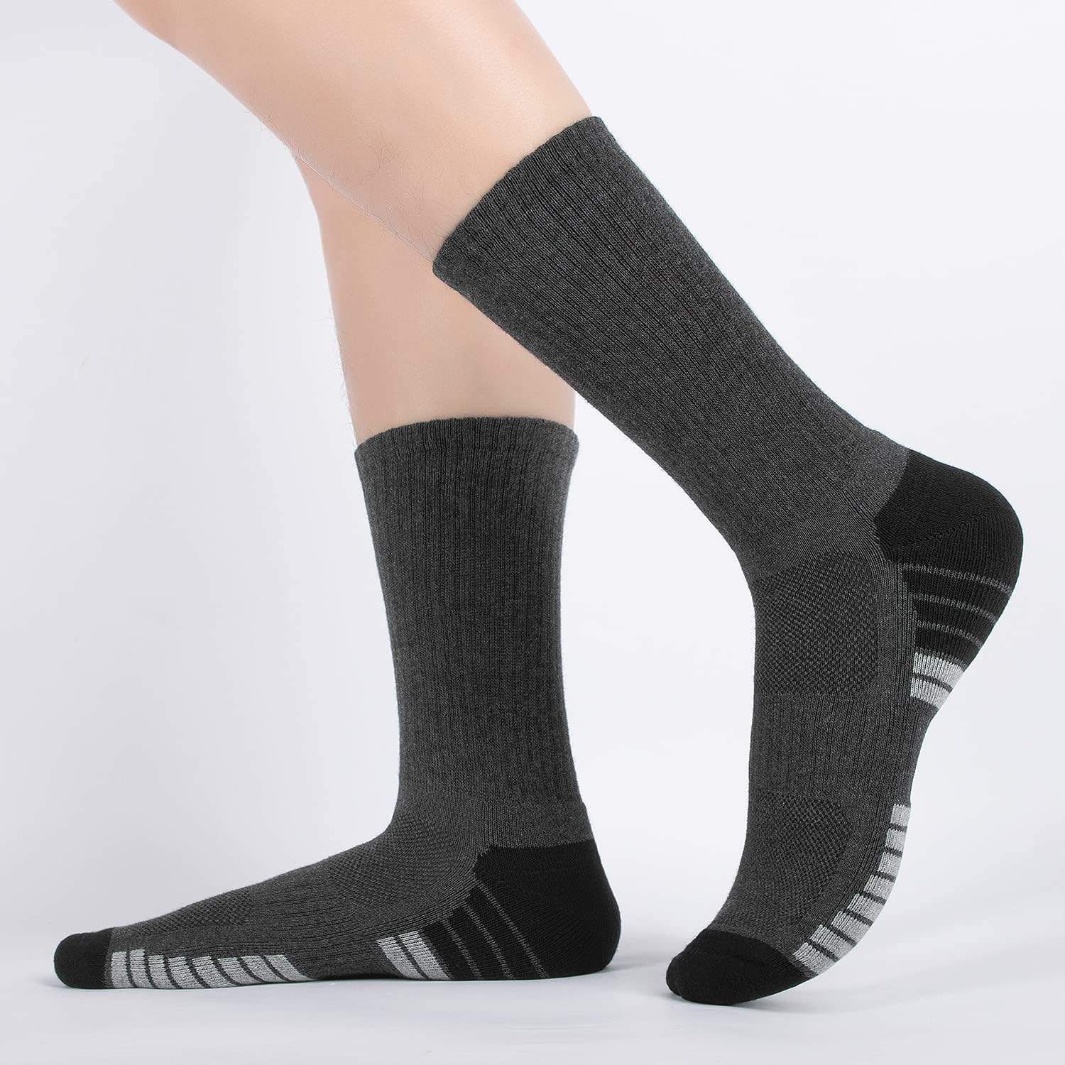 Thumbnail 1 de RUIXUE Mens Sports Hiking Socks – Breathable, Cushioned & Non‑Slip (5 or 6 Pairs)