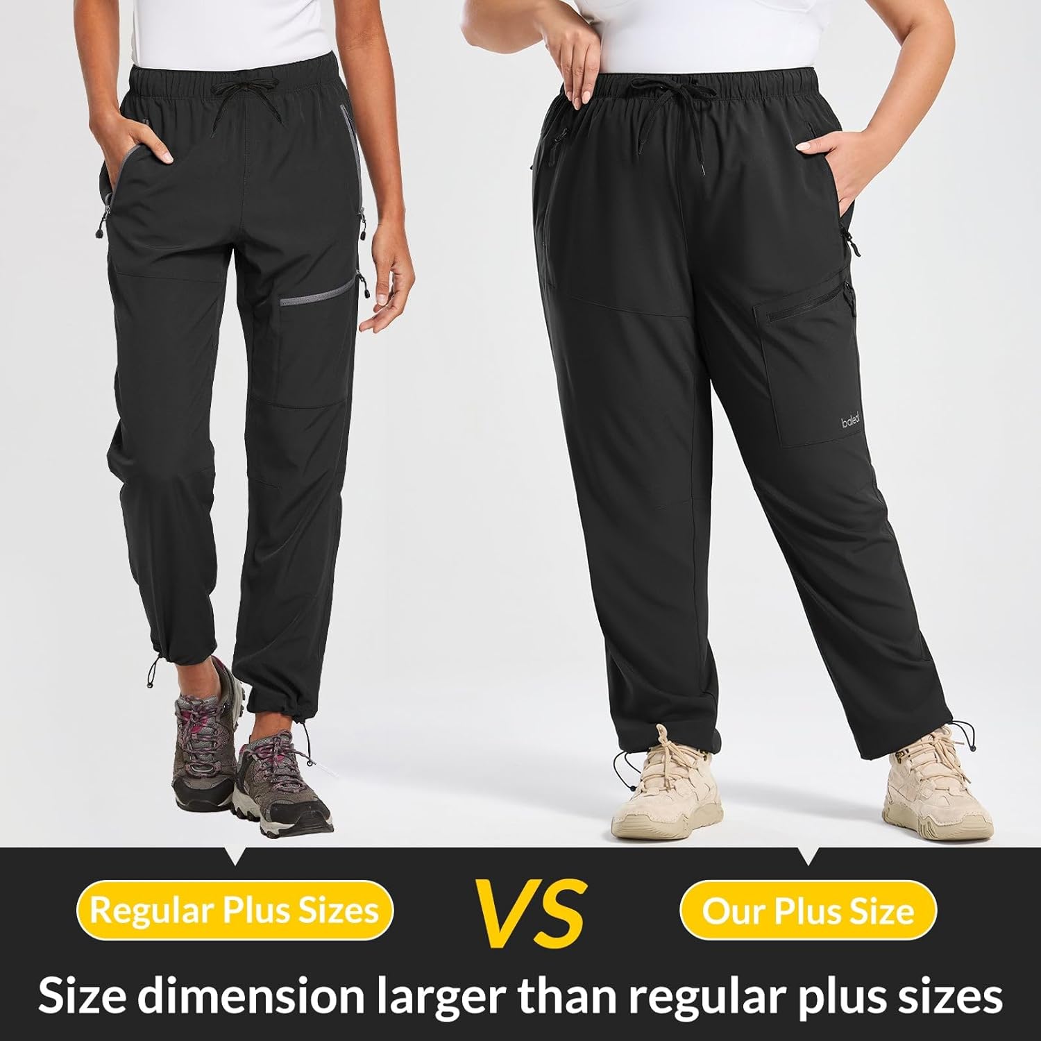 Thumbnail 2 de Baleaf Plus Size Hiking Cargo Pants: Water-Resistant UPF 50+ with 4 Secure Pockets